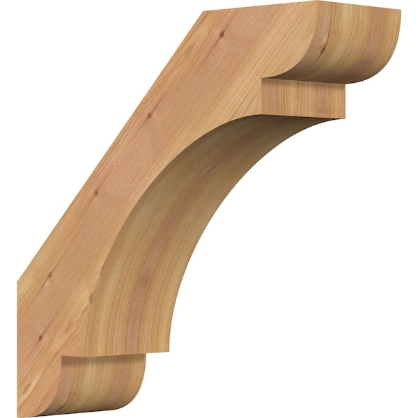 Ekena Millwork 5 1/2"W x 18"D x 18"H Olympic Smooth Knee Brace, Western Red Cedar BRC06X18X18OLY00SWR - main